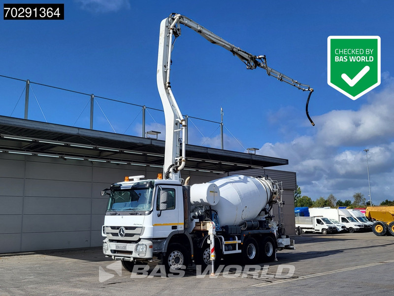 Mercedes-Benz Actros 3241 8X4 Cifa MK24.4Z Pompe+Mixer Retarder 3-Pedals Steelsuspension Big-Axle Euro 5 - Camión bomba de hormigón: foto 1 Mercedes-Benz Actros 3241 8X4 Cifa MK24.4Z Pompe+Mixer Retarder 3-Pedals Steelsuspension Big-Axle Euro 5 - Camión bomba de hormigón: foto 1