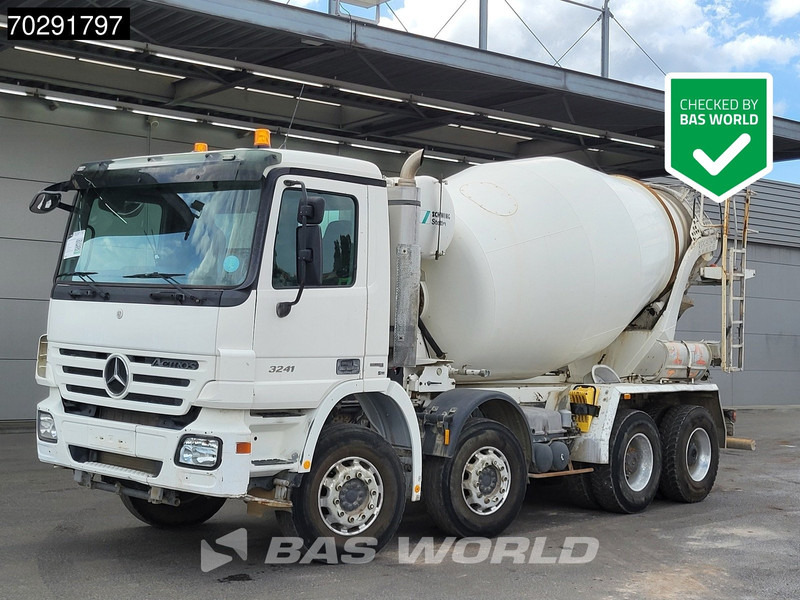 Mercedes-Benz Actros 3241 8X4 Retarder 9m3 Stetter Steelsuspension 3-Pedals Euro 4 - Camión hormigonera: foto 1 Mercedes-Benz Actros 3241 8X4 Retarder 9m3 Stetter Steelsuspension 3-Pedals Euro 4 - Camión hormigonera: foto 1
