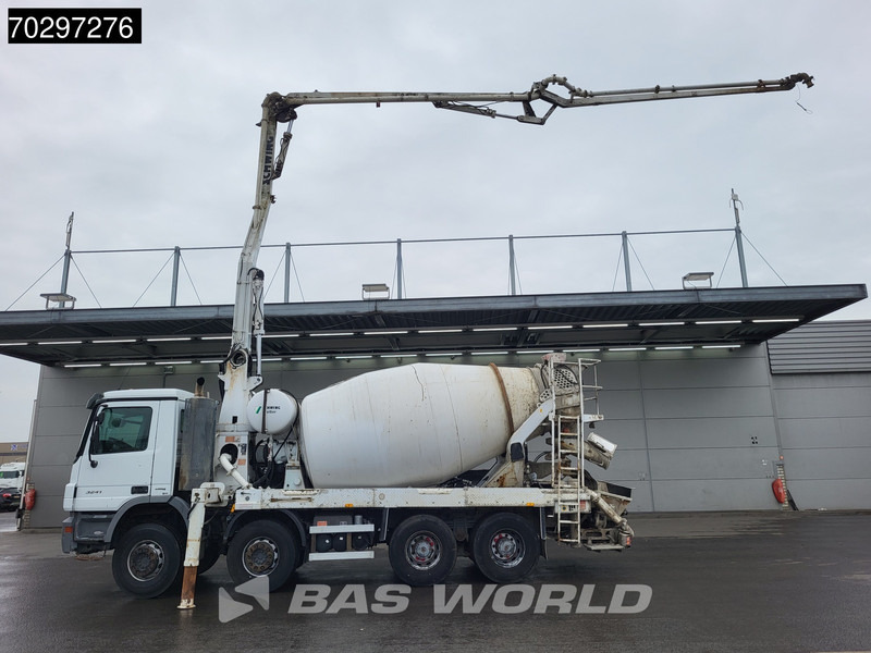 Mercedes-Benz Actros 3241 8X4 SCHWING FBP 21-100 PUMI 7m3 Mixer 3-Pedals Big-Axle Euro 4 - Camión bomba de hormigón: foto 5 Mercedes-Benz Actros 3241 8X4 SCHWING FBP 21-100 PUMI 7m3 Mixer 3-Pedals Big-Axle Euro 4 - Camión bomba de hormigón: foto 5