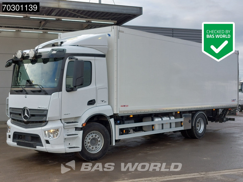 Mercedes-Benz Antos 1827 Antos 4X2 19tonner LOW Mileage! Automatic 1500kg Ladebordwand Euro 6 - Camión caja cerrada: foto 1 Mercedes-Benz Antos 1827 Antos 4X2 19tonner LOW Mileage! Automatic 1500kg Ladebordwand Euro 6 - Camión caja cerrada: foto 1