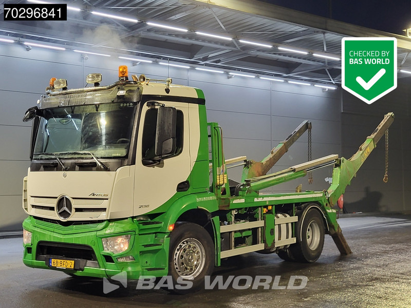 Mercedes-Benz Antos 2135 4X2 Hyva NG2014 TA XL Automatic Euro 6 - Camión portacontenedor de cadenas: foto 1 Mercedes-Benz Antos 2135 4X2 Hyva NG2014 TA XL Automatic Euro 6 - Camión portacontenedor de cadenas: foto 1