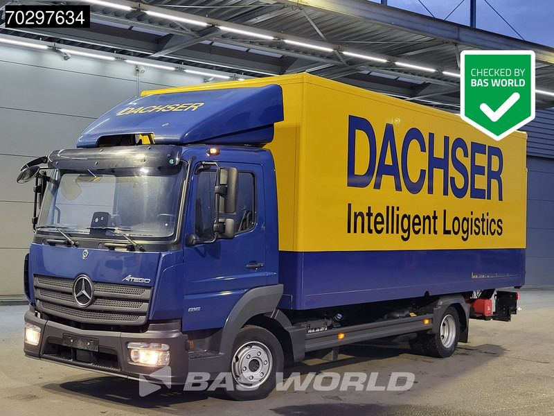 Mercedes-Benz Atego 816 4X2 8tonner Automatic 1000kg Ladebordwand Euro 6 - Camión caja cerrada: foto 1 Mercedes-Benz Atego 816 4X2 8tonner Automatic 1000kg Ladebordwand Euro 6 - Camión caja cerrada: foto 1