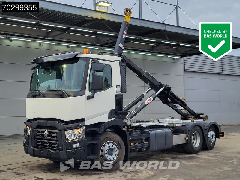 Renault C 460 6X2 20 tons Hyva 20-57-S containersystem Lift+steering Axle Automatic LED - Camión multibasculante: foto 1 Renault C 460 6X2 20 tons Hyva 20-57-S containersystem Lift+steering Axle Automatic LED - Camión multibasculante: foto 1