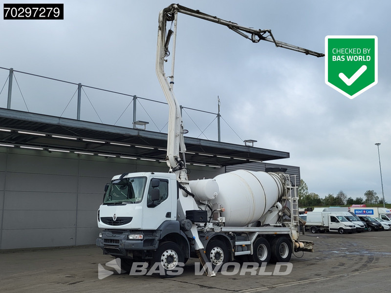 Renault Kerax 8X4 Mecbo M3-23/100-BZ Pomp+Mixer Big-Axle Steelsuspension Euro 5 - Camión hormigonera: foto 1 Renault Kerax 8X4 Mecbo M3-23/100-BZ Pomp+Mixer Big-Axle Steelsuspension Euro 5 - Camión hormigonera: foto 1
