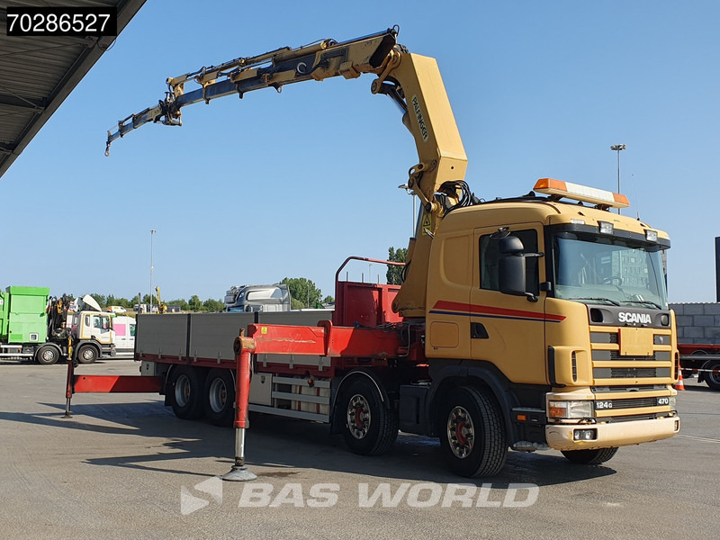Leasing de Scania 124G 470 8X4 Palfinger PK45000 C4 Crane Kran Fly-Jib Manual Steering Axle Euro 3 Scania 124G 470 8X4 Palfinger PK45000 C4 Crane Kran Fly-Jib Manual Steering Axle Euro 3: foto 6