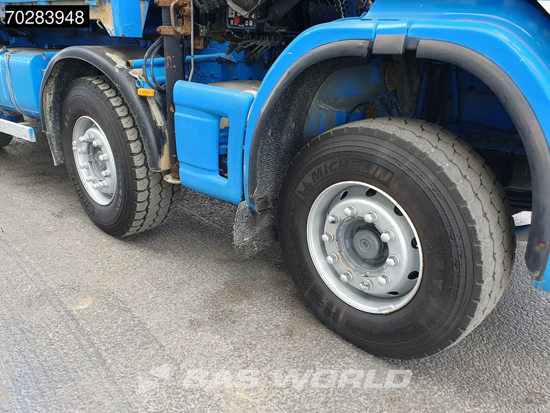 Camión volquete, Camión grúa Scania G420 8X4 15m3 tipper Hiab 144 Crane Steelsuspension Manual Big-Axle Euro 3: foto 20