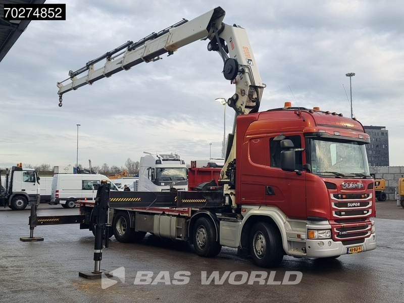 Scania G450 8X2 NL-Truck Hiab X-HIPRO 1058EP-6 Kran Front stab Retarder Euro 6 - Camión caja abierta, Camión grúa: foto 3 Scania G450 8X2 NL-Truck Hiab X-HIPRO 1058EP-6 Kran Front stab Retarder Euro 6 - Camión caja abierta, Camión grúa: foto 3