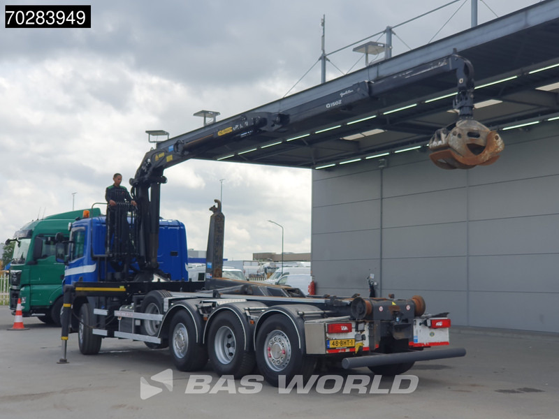 Scania P410 8X2 NL-Truck Palfinger Q150Z Crane 30T VDL hooklift Lift-Lenkachse Euro 6 - Camión multibasculante, Camión grúa: foto 2 Scania P410 8X2 NL-Truck Palfinger Q150Z Crane 30T VDL hooklift Lift-Lenkachse Euro 6 - Camión multibasculante, Camión grúa: foto 2