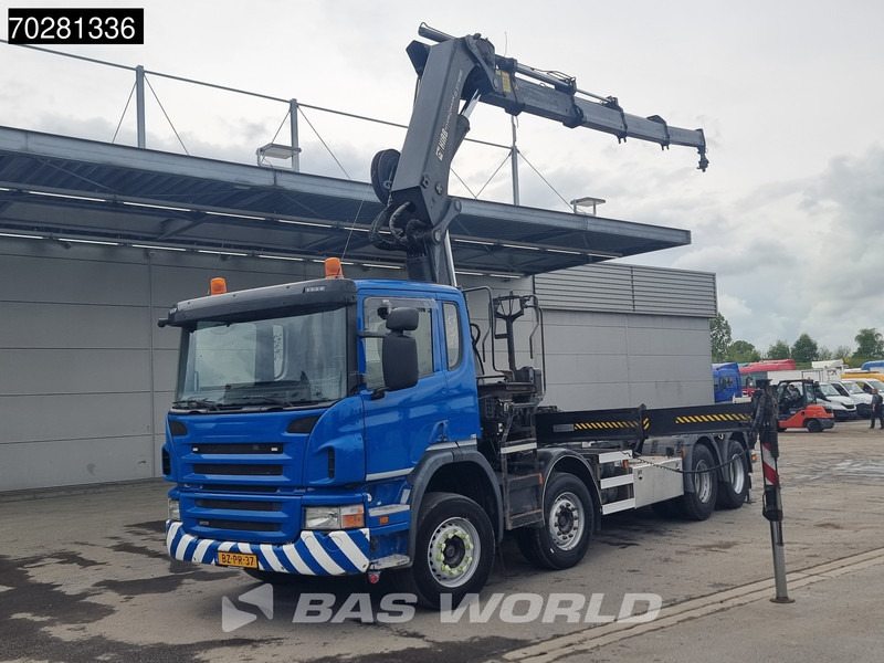 Scania P420 8X2 NL-Truck Hiab 377EP-4 Hipro Kran + Transcom TRC28S Euro 5 - Camión multibasculante, Camión grúa: foto 5 Scania P420 8X2 NL-Truck Hiab 377EP-4 Hipro Kran + Transcom TRC28S Euro 5 - Camión multibasculante, Camión grúa: foto 5