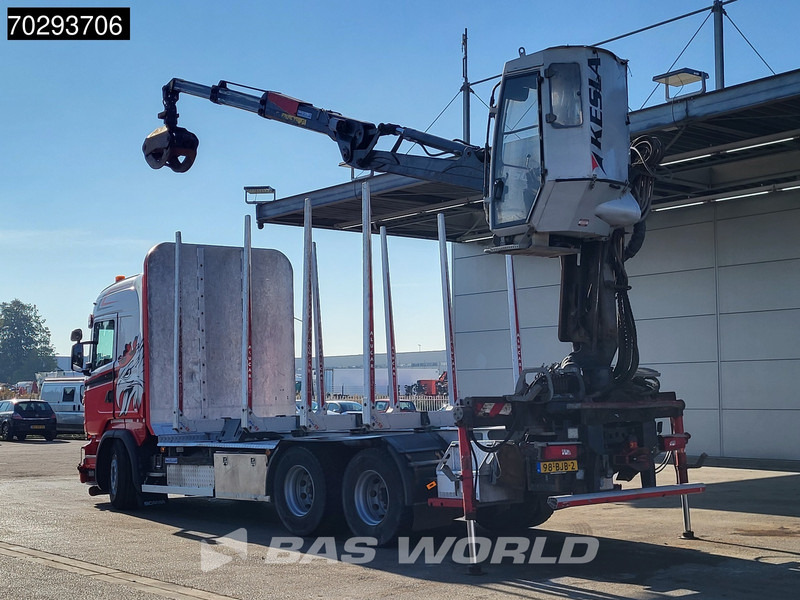 Scania R450 R 6X4 NL-Truck Kesla 2110T Crane Kran Holztransport Manual ACC Xenon Euro 6 - Camión forestal, Camión grúa: foto 2 Scania R450 R 6X4 NL-Truck Kesla 2110T Crane Kran Holztransport Manual ACC Xenon Euro 6 - Camión forestal, Camión grúa: foto 2
