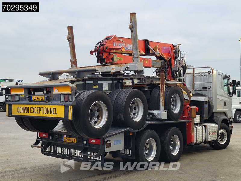 Scania R580 R 6X4 NL-Truck Diebolt D28.81 Kran Crane Holztransport + Dolly Retarder Euro 6 - Camión forestal, Camión grúa: foto 5 Scania R580 R 6X4 NL-Truck Diebolt D28.81 Kran Crane Holztransport + Dolly Retarder Euro 6 - Camión forestal, Camión grúa: foto 5