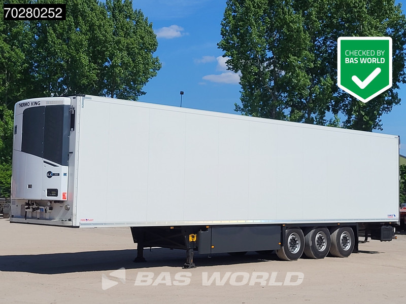 Schmitz Cargobull Thermko King SLXi 300 3 axles TÜV 03/26 blumenbreit Palettenkasten - Semirremolque frigorífico: foto 1 Schmitz Cargobull Thermko King SLXi 300 3 axles TÜV 03/26 blumenbreit Palettenkasten - Semirremolque frigorífico: foto 1