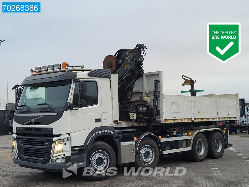 Volvo FM 410 8X4 211EP-5 HIDUO Kran Crane Steel suspension VEB Euro 6 - Camión multibasculante, Camión grúa: foto 2 Volvo FM 410 8X4 211EP-5 HIDUO Kran Crane Steel suspension VEB Euro 6 - Camión multibasculante, Camión grúa: foto 2