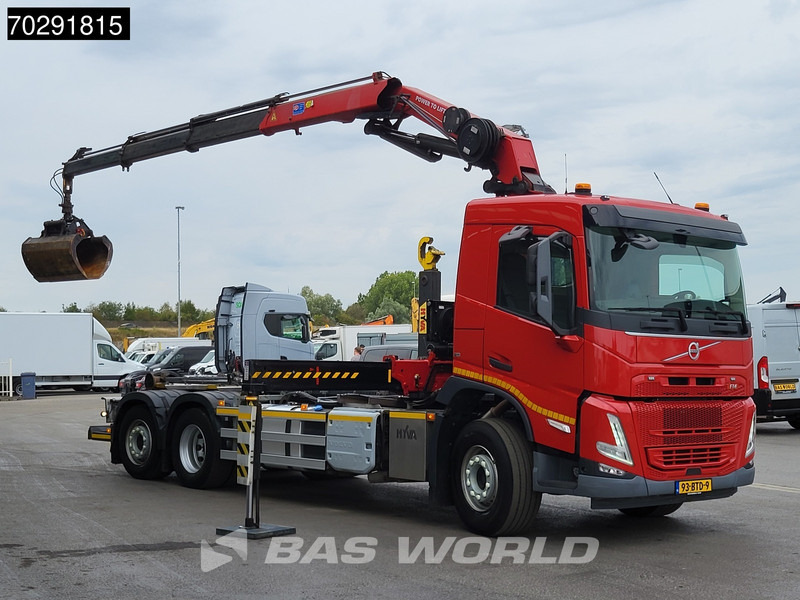 Volvo FM 420 6X2 NL-Truck HMF 2820K-RCS Crane Hyva 22-55-S Hooklift Lift-Steering-Axle LED Euro 6 - Camión multibasculante, Camión grúa: foto 3 Volvo FM 420 6X2 NL-Truck HMF 2820K-RCS Crane Hyva 22-55-S Hooklift Lift-Steering-Axle LED Euro 6 - Camión multibasculante, Camión grúa: foto 3