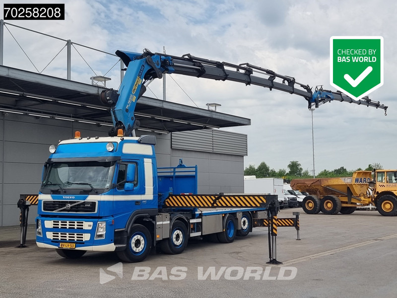 Volvo FM 440 8X2 Palfinger PK74002 + JIB + Winch Lift-Lenkachse Euro 5 - Camión caja abierta, Camión grúa: foto 1 Volvo FM 440 8X2 Palfinger PK74002 + JIB + Winch Lift-Lenkachse Euro 5 - Camión caja abierta, Camión grúa: foto 1