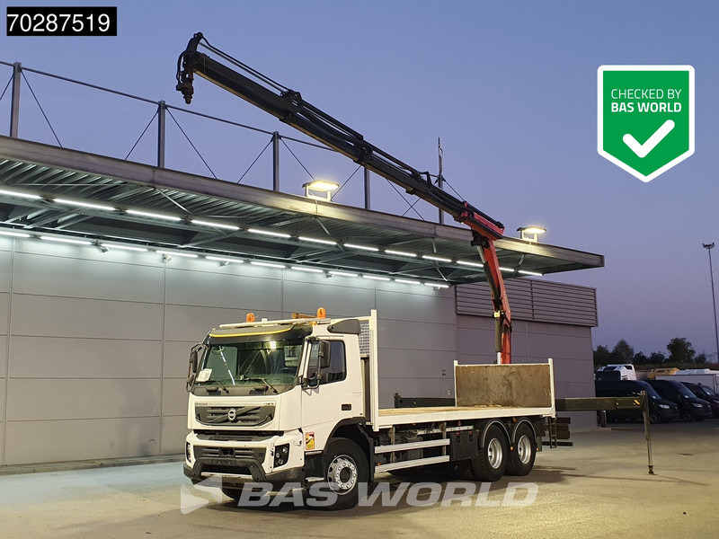 Volvo FMX 370 6X4 Palfinger PK18002 EH Crane Kran Automatic Euro 5 - Camión caja abierta, Camión grúa: foto 1 Volvo FMX 370 6X4 Palfinger PK18002 EH Crane Kran Automatic Euro 5 - Camión caja abierta, Camión grúa: foto 1