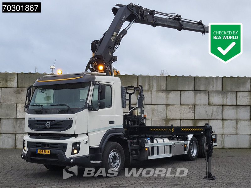 Volvo FMX 370 FMX 6X2 HIAB 244 E P-3 Hipro Kran + XR21S56 containersystem Lift+steering - Camión multibasculante, Camión grúa: foto 1 Volvo FMX 370 FMX 6X2 HIAB 244 E P-3 Hipro Kran + XR21S56 containersystem Lift+steering - Camión multibasculante, Camión grúa: foto 1