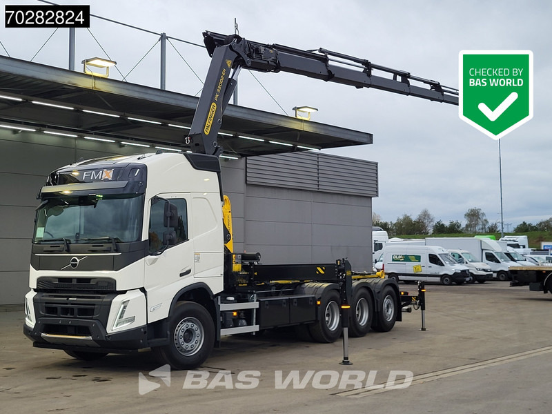 Volvo FMX 500 8X4 NEW! Palfinger PK33002 Crane + HT22TEC Hooklift Lift-Steering Axle - Camión multibasculante, Camión grúa: foto 1 Volvo FMX 500 8X4 NEW! Palfinger PK33002 Crane + HT22TEC Hooklift Lift-Steering Axle - Camión multibasculante, Camión grúa: foto 1