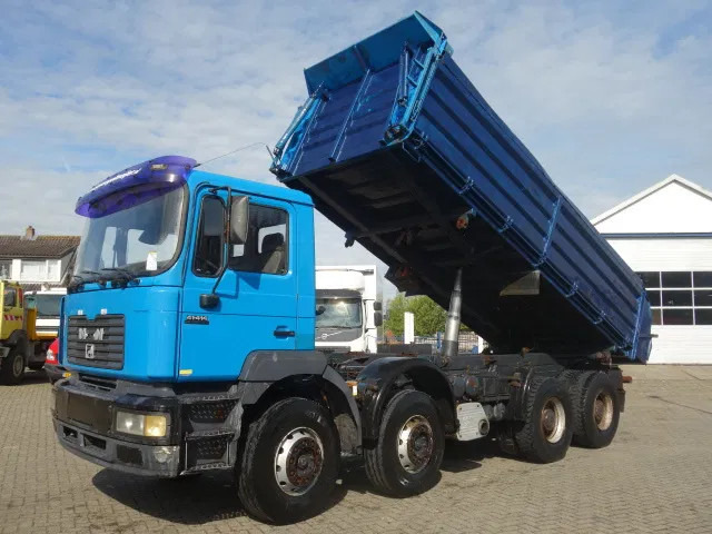 MAN 41-414 MEILLER KIPPER 8X4,MANUAL POMP - Camión volquete: foto 2 MAN 41-414 MEILLER KIPPER 8X4,MANUAL POMP - Camión volquete: foto 2