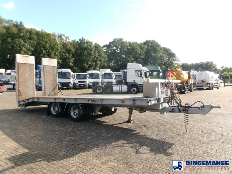 KING 2-axle platform drawbar trailer 14t + ramps - Remolque plataforma/ Caja abierta: foto 2 KING 2-axle platform drawbar trailer 14t + ramps - Remolque plataforma/ Caja abierta: foto 2