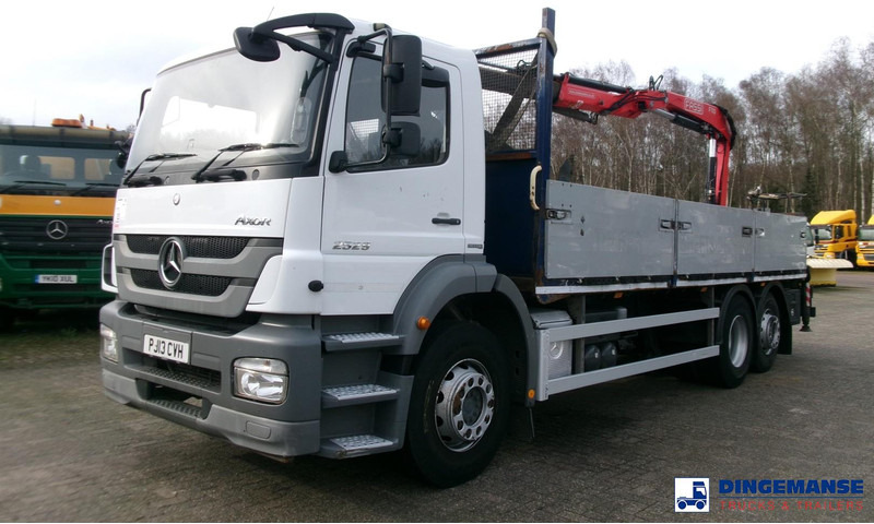 Mercedes-Benz Axor 2529 6x2 RHD + Fassi F110 crane - Camión grúa: foto 1 Mercedes-Benz Axor 2529 6x2 RHD + Fassi F110 crane - Camión grúa: foto 1