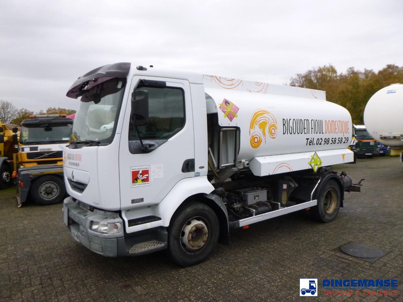 Renault Midlum 220 dci 4x2 fuel tank 10.5 m3 / 4 comp - Camión cisterna: foto 1 Renault Midlum 220 dci 4x2 fuel tank 10.5 m3 / 4 comp - Camión cisterna: foto 1
