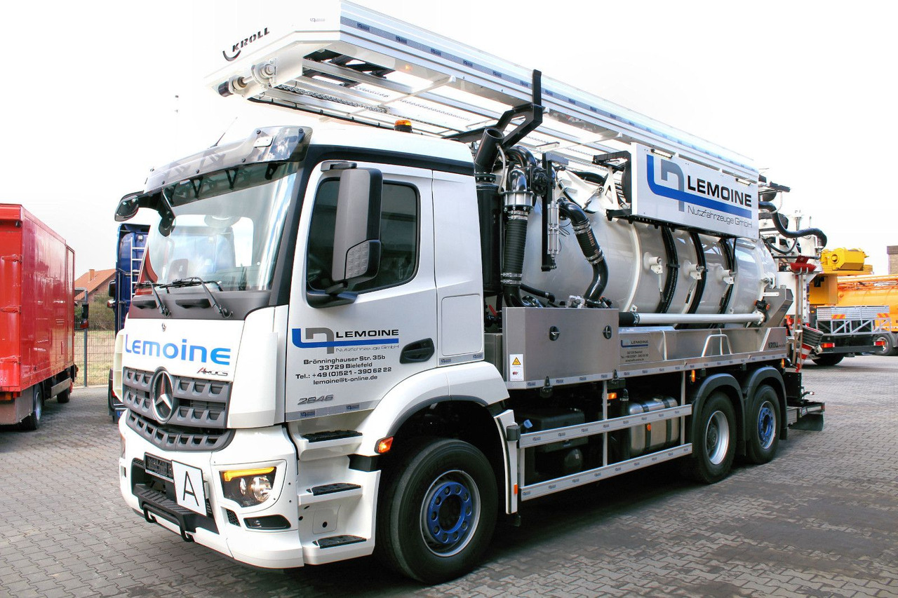 Mercedes-Benz AROCS 2546 6x2 Kroll 14m³ WRG Wasserrückgewinner - Limpieza de alcantarillado: foto 3 Mercedes-Benz AROCS 2546 6x2 Kroll 14m³ WRG Wasserrückgewinner - Limpieza de alcantarillado: foto 3