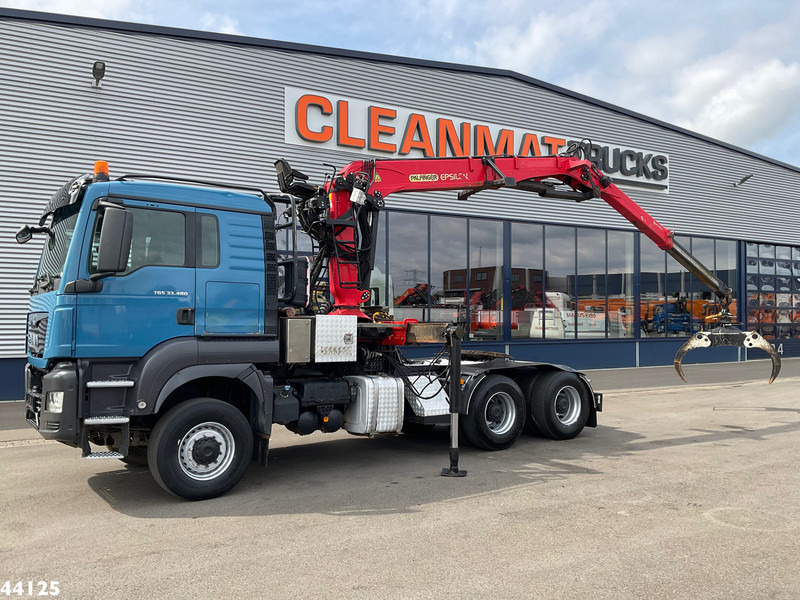 MAN TGS 33.480 6x6 Euro 6 Palfinger 27 Tonmeter boomkraan - Cabeza tractora: foto 1 MAN TGS 33.480 6x6 Euro 6 Palfinger 27 Tonmeter boomkraan - Cabeza tractora: foto 1
