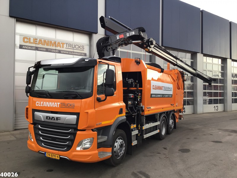 DAF FAN CF 340 Hiab 21 Tonmeter laadkraan - Camión de basura: foto 1 DAF FAN CF 340 Hiab 21 Tonmeter laadkraan - Camión de basura: foto 1