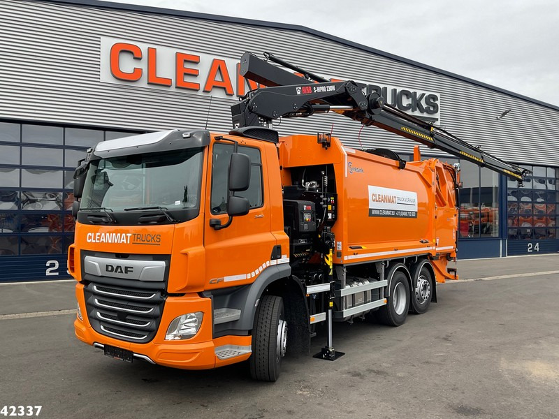 DAF FAN CF 340 Hiab 23 Tonmeter laadkraan - Camión de basura: foto 1 DAF FAN CF 340 Hiab 23 Tonmeter laadkraan - Camión de basura: foto 1