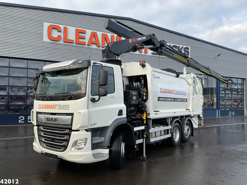 DAF FAN CF 340 Hiab 23 Tonmeter laadkraan - Camión de basura: foto 1 DAF FAN CF 340 Hiab 23 Tonmeter laadkraan - Camión de basura: foto 1