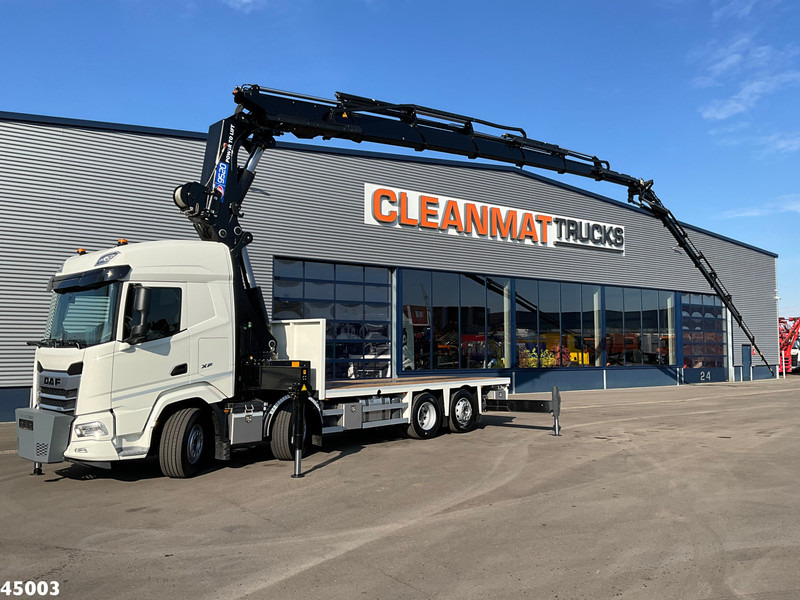 DAF FAX XF 530 HMF 95 Tonmeter laadkraan + Fly-Jib NEW & UNUSED! - Camión grúa: foto 1 DAF FAX XF 530 HMF 95 Tonmeter laadkraan + Fly-Jib NEW & UNUSED! - Camión grúa: foto 1