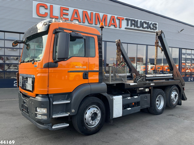 MAN TGS 26.480 VDL 18 Ton portaalarmsysteem - Camión portacontenedor de cadenas: foto 2 MAN TGS 26.480 VDL 18 Ton portaalarmsysteem - Camión portacontenedor de cadenas: foto 2
