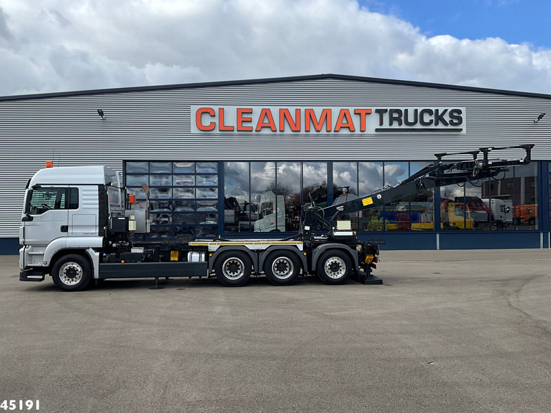 MAN TGS 35.480 Euro 6 8x4 Deuringer Garagetransporter - Camión portacontenedore/ Intercambiable: foto 1 MAN TGS 35.480 Euro 6 8x4 Deuringer Garagetransporter - Camión portacontenedore/ Intercambiable: foto 1