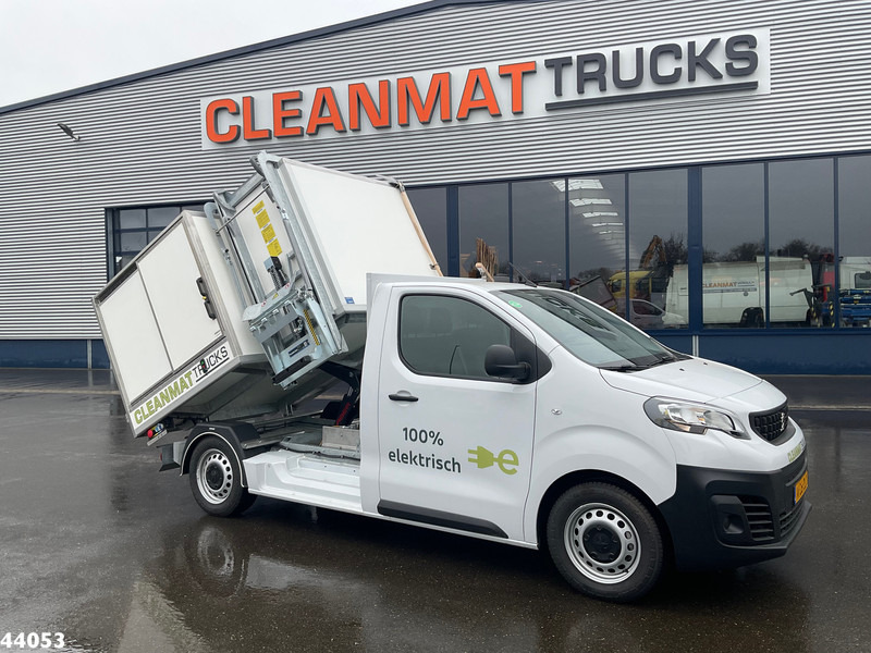 Peugeot E-Expert 100% elektrisch kippende zijlader - Camión de basura: foto 1 Peugeot E-Expert 100% elektrisch kippende zijlader - Camión de basura: foto 1