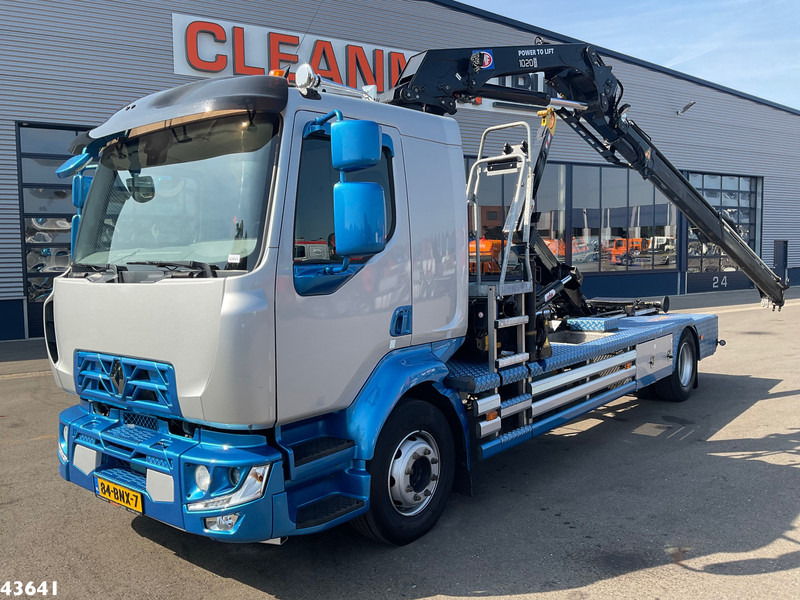Renault D 240 Euro 6 HMF 10 Tonmeter laadkraan Just 66.850 km! - Camión multibasculante, Camión grúa: foto 1 Renault D 240 Euro 6 HMF 10 Tonmeter laadkraan Just 66.850 km! - Camión multibasculante, Camión grúa: foto 1