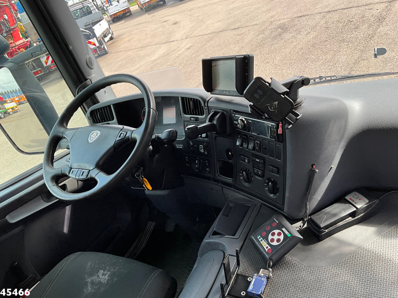 Camión multibasculante, Camión grúa Scania P 400 Retarder Hiab 8 Tonmeter laadkraan: foto 11