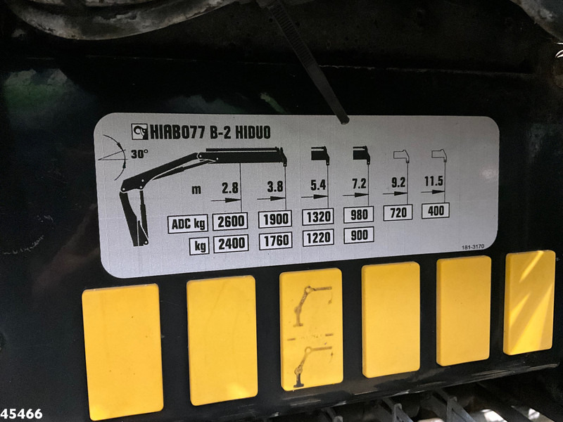 Camión multibasculante, Camión grúa Scania P 400 Retarder Hiab 8 Tonmeter laadkraan: foto 17