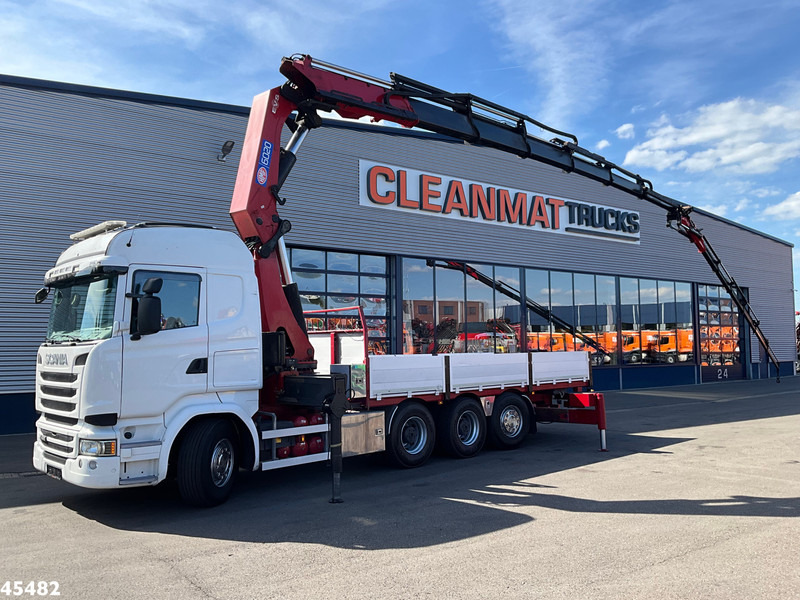 Scania R 490 8x4 Euro 6 Retarder HMF 60 Tonmeter laadkraan + Fly-Jib - Camión grúa: foto 1 Scania R 490 8x4 Euro 6 Retarder HMF 60 Tonmeter laadkraan + Fly-Jib - Camión grúa: foto 1