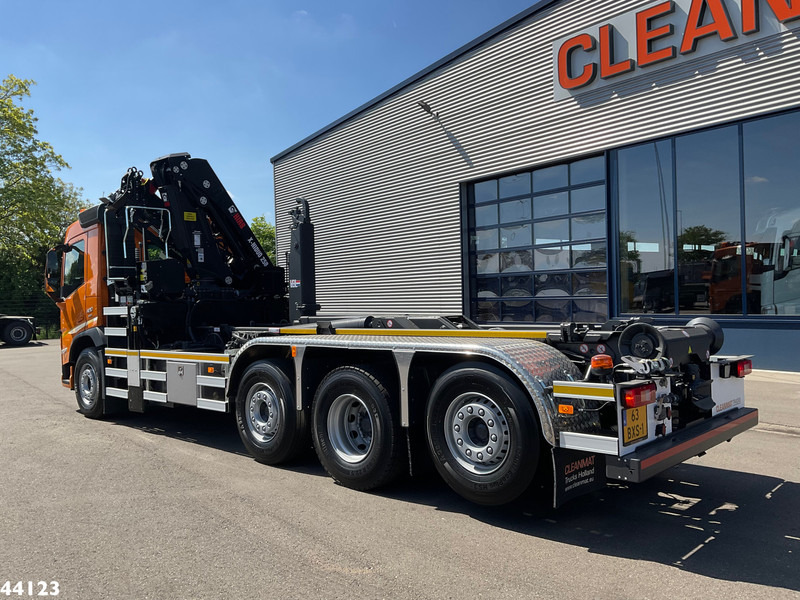 Camión multibasculante, Camión grúa Volvo FM 420 8x2 Hiab 25 Tonmeter laadkraan Welvaarts laadkraan weegsysteem: foto 9