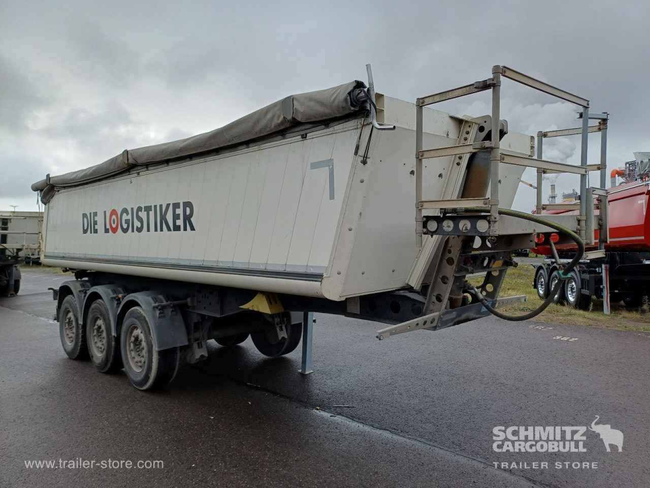 SCHMITZ Auflieger Kipper Alukastenmulde 24m³ - Semirremolque volquete: foto 1 SCHMITZ Auflieger Kipper Alukastenmulde 24m³ - Semirremolque volquete: foto 1