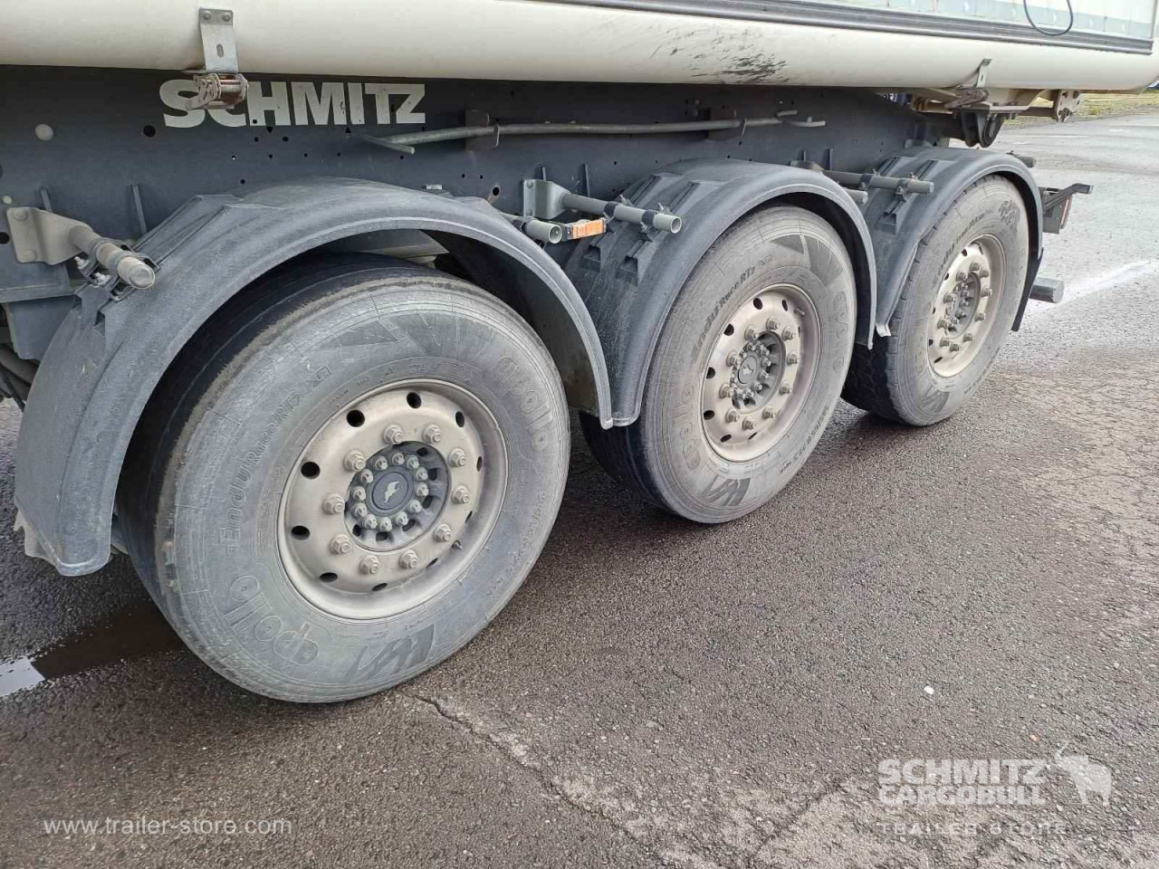 SCHMITZ Auflieger Kipper Alukastenmulde 24m³ - Semirremolque volquete: foto 2 SCHMITZ Auflieger Kipper Alukastenmulde 24m³ - Semirremolque volquete: foto 2
