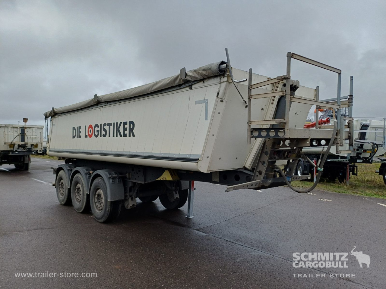 SCHMITZ Auflieger Kipper Alukastenmulde 24m³ - Semirremolque volquete: foto 1 SCHMITZ Auflieger Kipper Alukastenmulde 24m³ - Semirremolque volquete: foto 1