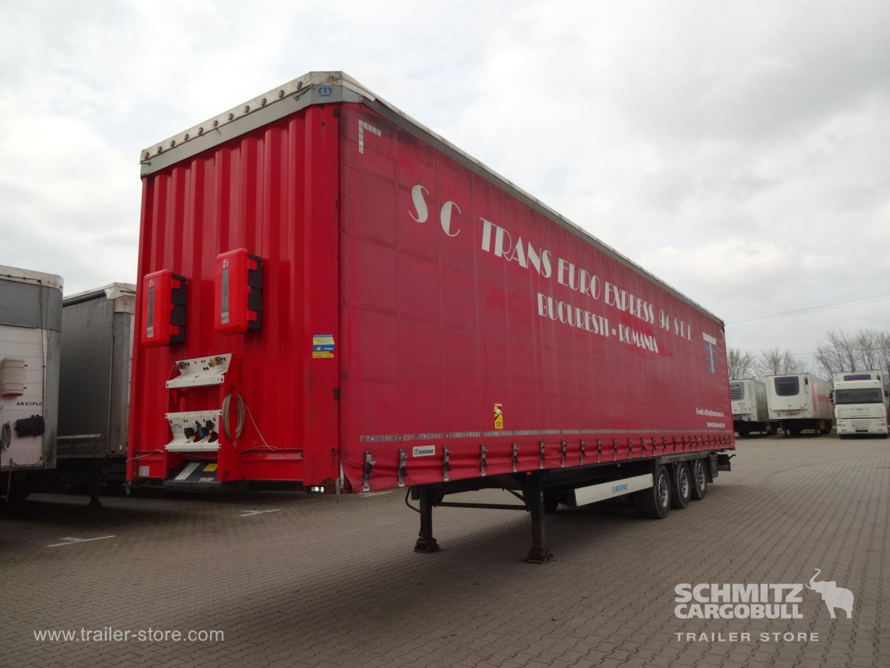 KRONE Curtainsider Mega - Semirremolque lona: foto 1 KRONE Curtainsider Mega - Semirremolque lona: foto 1