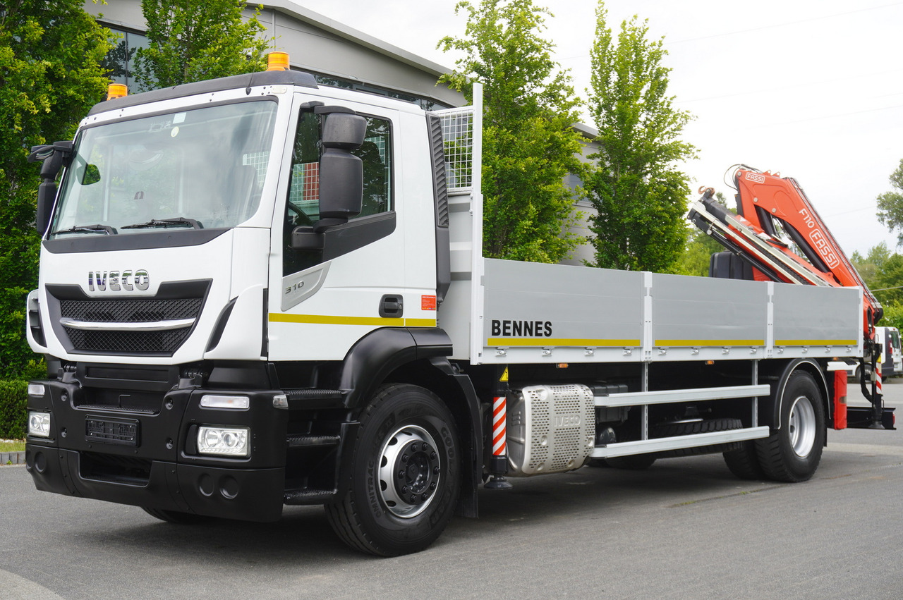 Iveco Stralis 310 / 34 tho km !!! / FASSI 4 Tons 400 MTH! / Flatbed - Camión caja abierta, Camión grúa: foto 4 Iveco Stralis 310 / 34 tho km !!! / FASSI 4 Tons 400 MTH! / Flatbed - Camión caja abierta, Camión grúa: foto 4