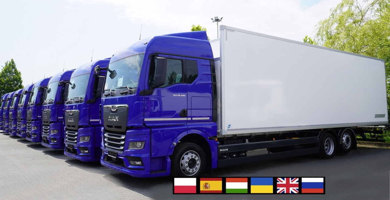 MAN New TGX 26.400 / NEW IGLOOCAR refrigerator 20 pallets / 6×2 / 2024 / 2 units - Camión caja cerrada: foto 1 MAN New TGX 26.400 / NEW IGLOOCAR refrigerator 20 pallets / 6×2 / 2024 / 2 units - Camión caja cerrada: foto 1
