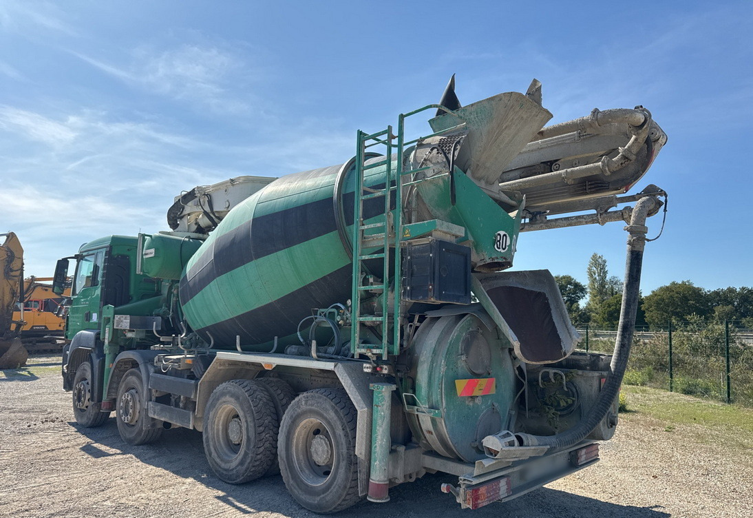 MAN TGS 35.480 8x4 Concrete Mixer Pump truck / Putzmeister M24-3 / 1600 MTH! - Camión bomba de hormigón: foto 4 MAN TGS 35.480 8x4 Concrete Mixer Pump truck / Putzmeister M24-3 / 1600 MTH! - Camión bomba de hormigón: foto 4
