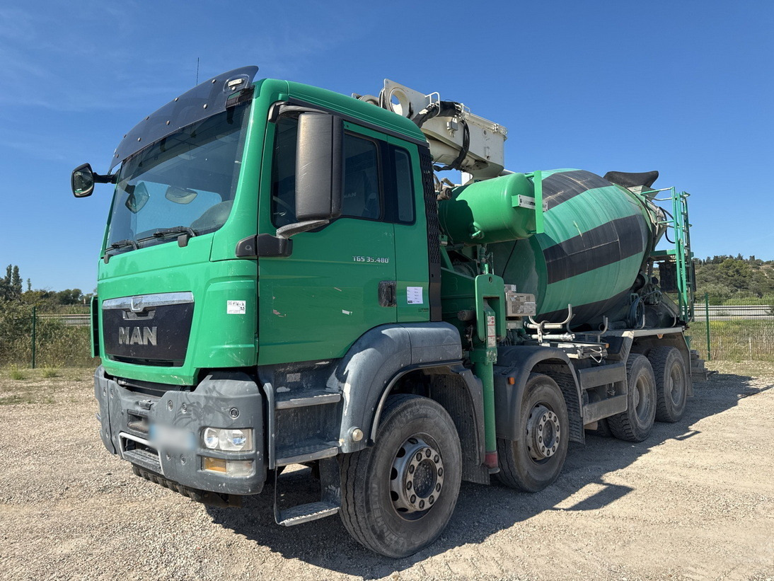 MAN TGS 35.480 8x4 Concrete Mixer Pump truck / Putzmeister M24-3 / 1600 MTH! - Camión bomba de hormigón: foto 2 MAN TGS 35.480 8x4 Concrete Mixer Pump truck / Putzmeister M24-3 / 1600 MTH! - Camión bomba de hormigón: foto 2