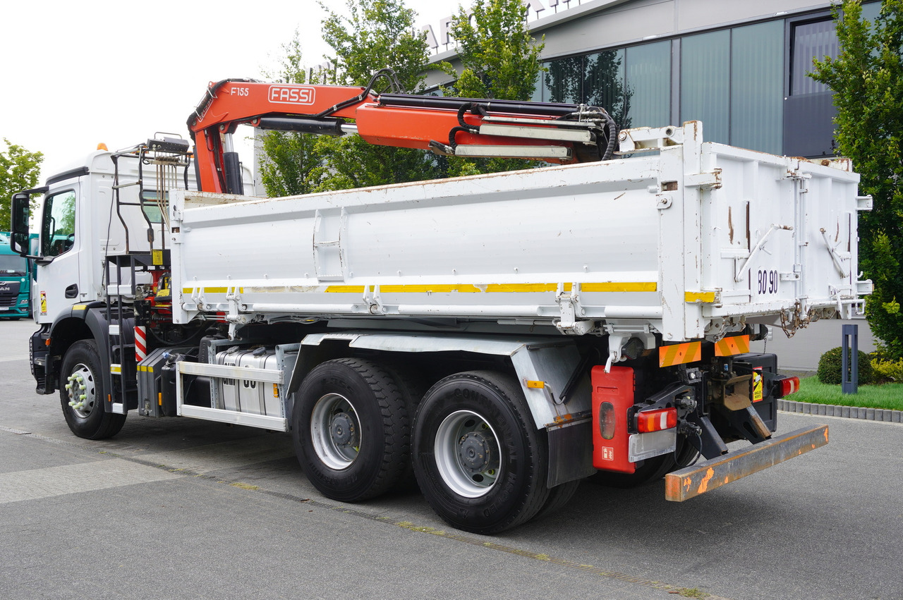 Leasing de MERCEDES-BENZ Arocs 2636 / 6x4 / HDS Fassi / 3-Way Tipper / Bortmatic MERCEDES-BENZ Arocs 2636 / 6x4 / HDS Fassi / 3-Way Tipper / Bortmatic: foto 13