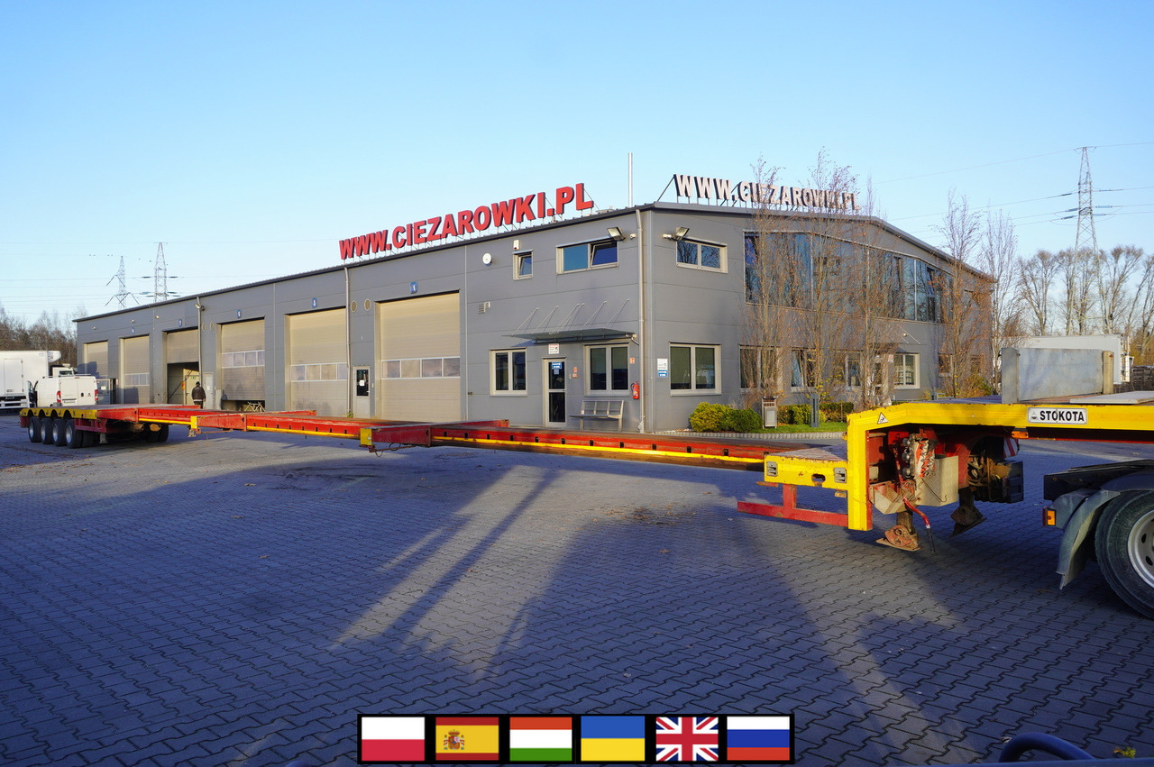 STOKOTA S4T.H4-01 / 36 m max length / 4 steering axles / Remote control - Semirremolque góndola rebajadas: foto 1 STOKOTA S4T.H4-01 / 36 m max length / 4 steering axles / Remote control - Semirremolque góndola rebajadas: foto 1